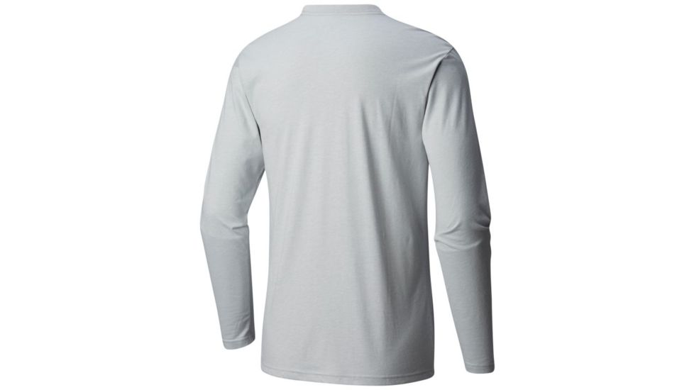 Mountain Hardwear Phases of the Space Station Long Sleeve Shirt - Mens, Heather Grey Ice, Medium, 1792821064-M