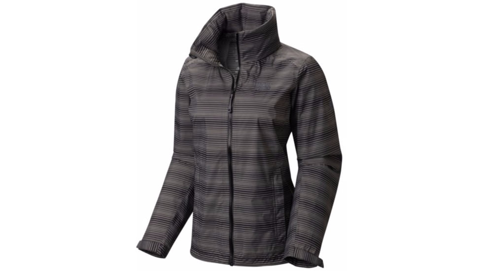 Mountain Hardwear Plasmic Ion Jacket - Women's-Black Stripe-Small