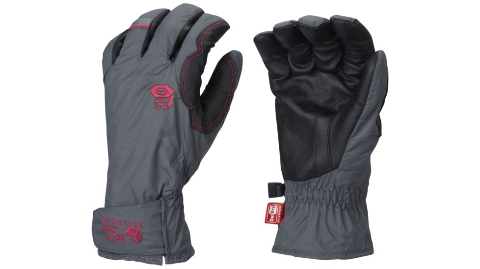 Mountain Hardwear Plasmic OutDry Glove - Women's-Graphite/Brighty Pink-Large