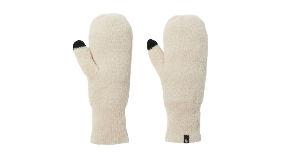 Mountain Hardwear PlushKnit Mitten - Womens, Wild Oyster, Small/Medium, 2019811284-Wild Oyster-S/M