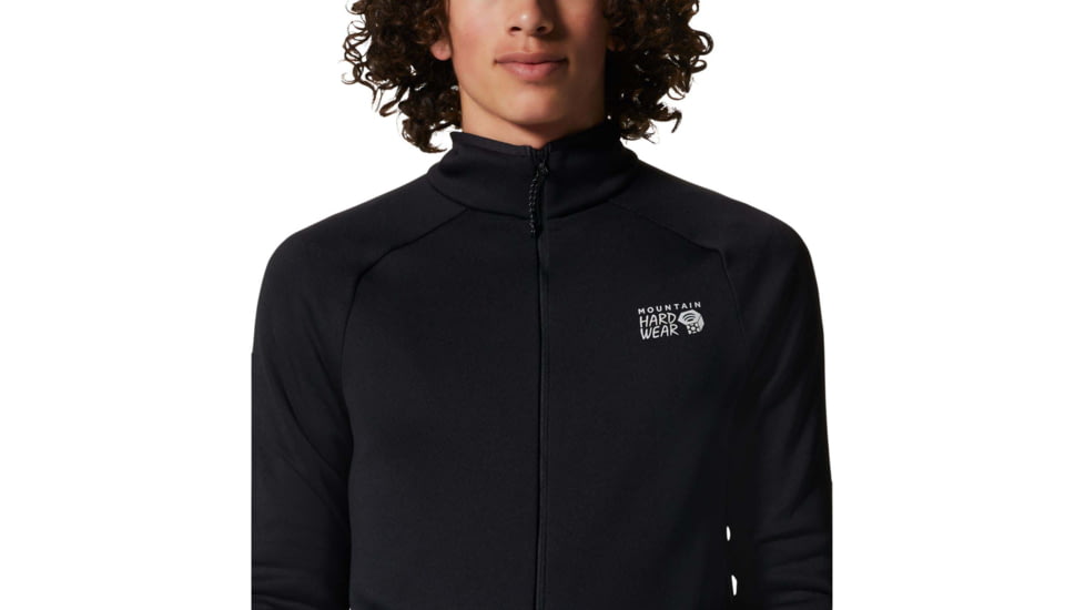 Mountain Hardwear Polartec Power Stretch M FZ - Mens, Black, Large, 1993441010-L