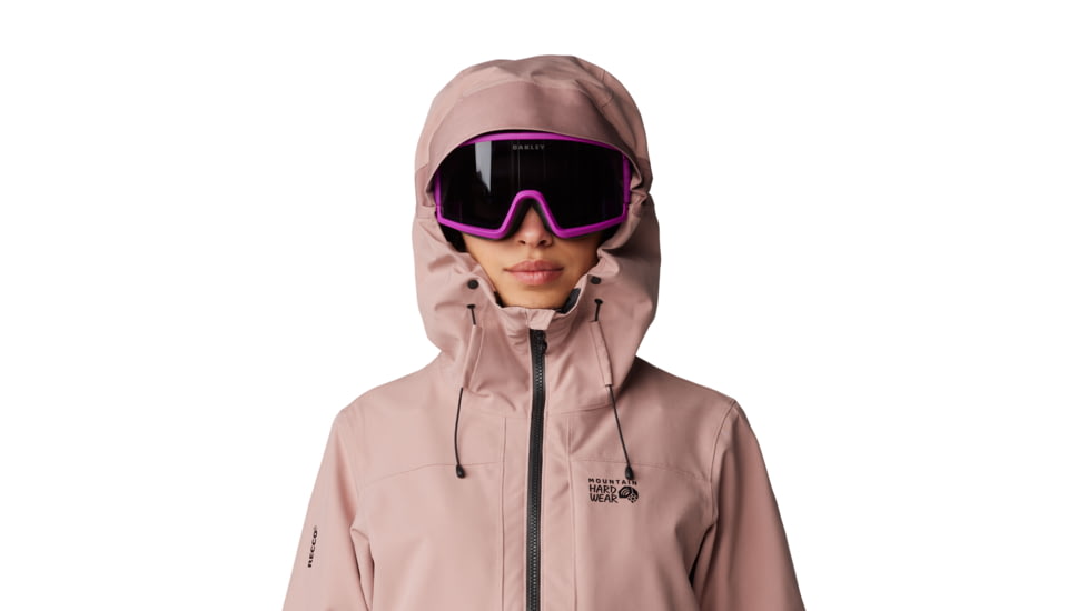 Mountain Hardwear Powder Maven Anorak - Womens, Smoky Quartz, Smoky Quartz Vapors Print, Medium, 2090681642-M