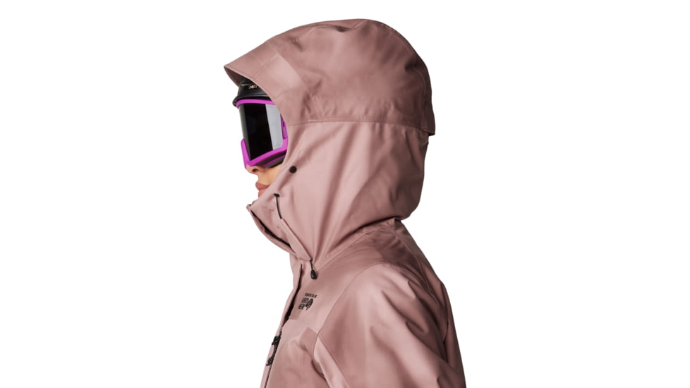 Mountain Hardwear Powder Maven Jacket - Womens, Smoky Quartz Vapors Print, Large, 2092901643-L