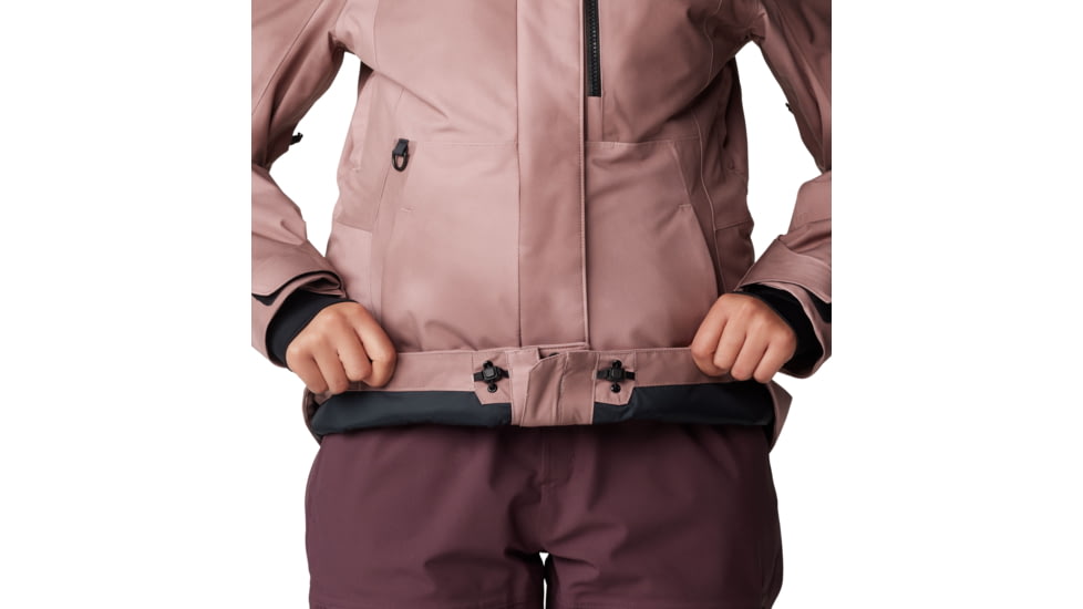 Mountain Hardwear Powder Maven Jacket - Womens, Smoky Quartz Vapors Print, Large, 2092901643-L