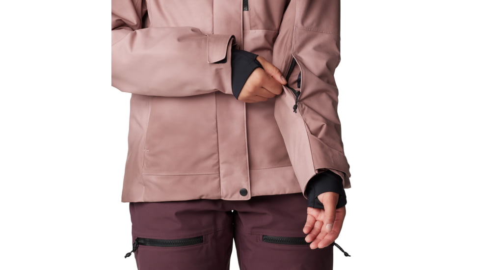 Mountain Hardwear Powder Maven Jacket - Womens, Smoky Quartz Vapors Print, Large, 2092901643-L