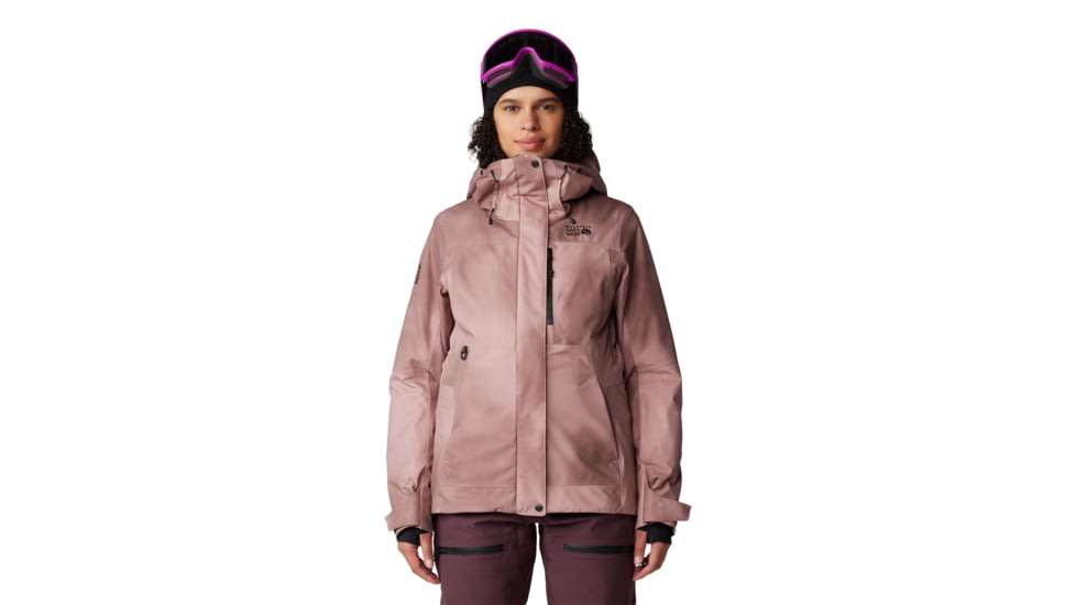 Mountain Hardwear Powder Maven Jacket - Womens, Smoky Quartz Vapors Print, Large, 2092901643-L