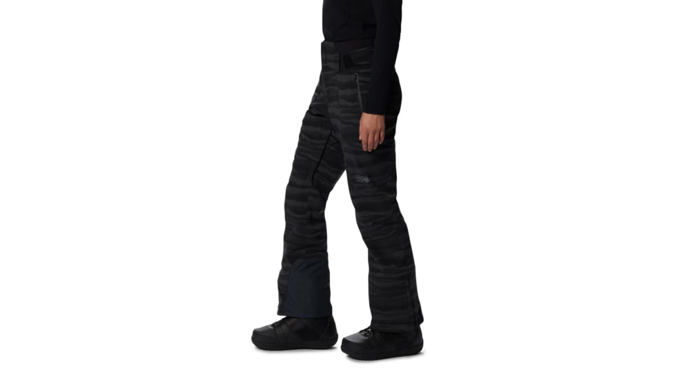 Mountain Hardwear Powder Quest Pant - Womens, Black, Large, Regular, 2004131010-Black-L-R