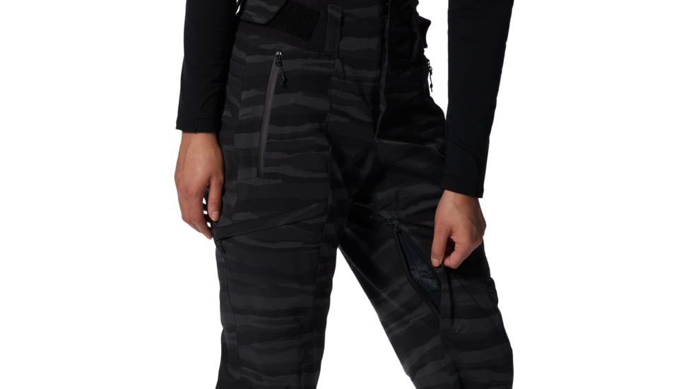 Mountain Hardwear Powder Quest Pant - Womens, Black, Large, Regular, 2004131010-Black-L-R