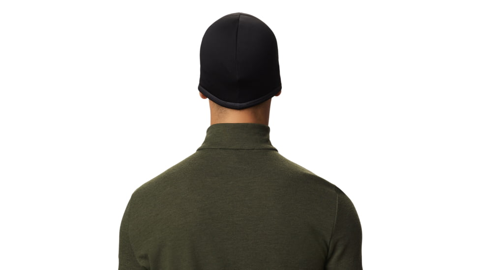 Mountain Hardwear Power Stretch Beanie Hat, Black, R, 1554961-099-R