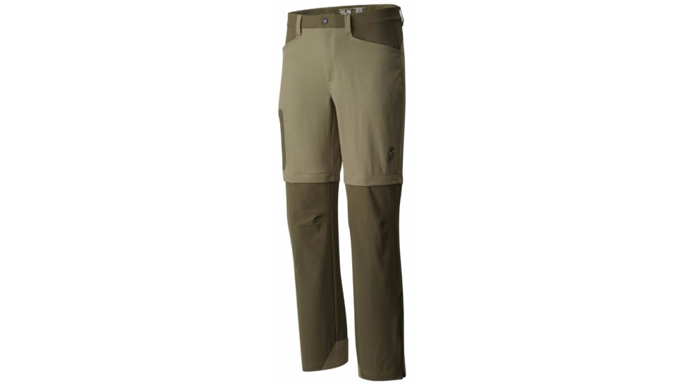 Sawhorse Convertible Pant - Mens-Stone Green-Regular Inseam-34 Waist