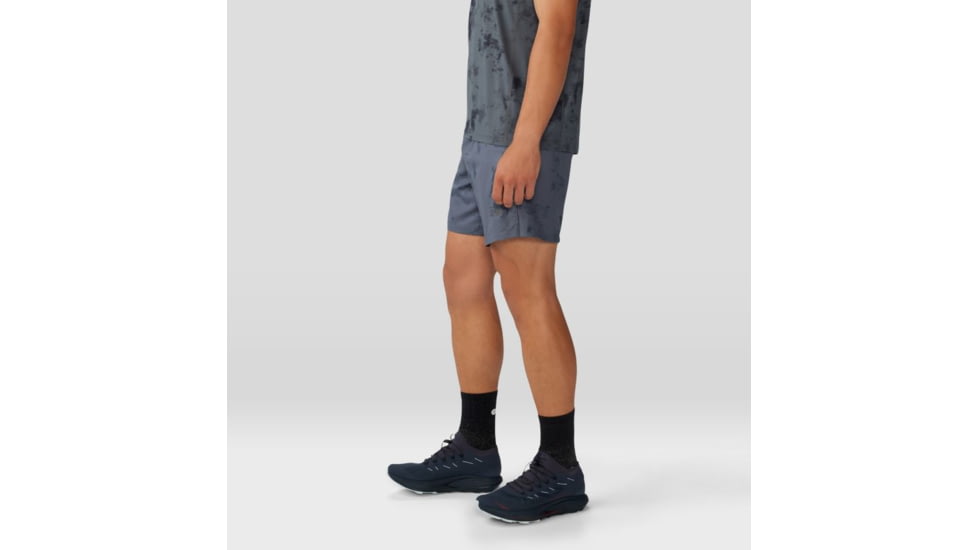 Mountain Hardwear Shade Lite Short - Mens, Long, Blue Slate Nebula Print, Large, 1986811417-L-L