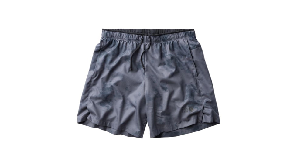 Mountain Hardwear Shade Lite Short - Mens, Long, Blue Slate Nebula Print, Large, 1986811417-L-L