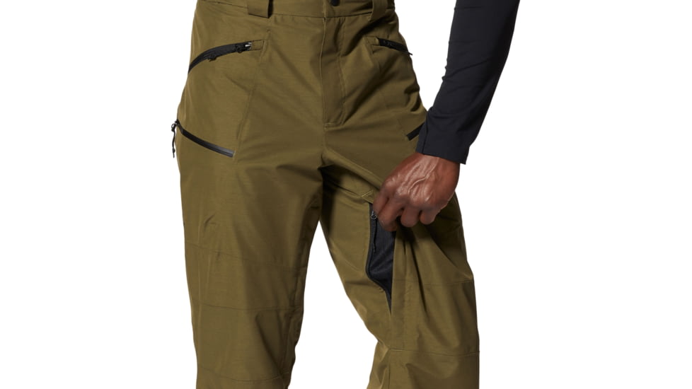 Mountain Hardwear Sky Ridge Gore-Tex Pant - Mens, Combat Green, Medium, Regular, 1953301353-n-M-R