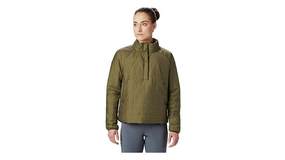 Mountain Hardwear SkyLab Insulated Jacket - Womens, Combat Green, Small, OL7725353-S