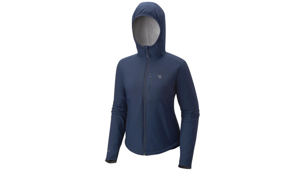 Mountain Hardwear Skypoint Hooded Jacket - Women's, Zinc, XL 1732231492-XL