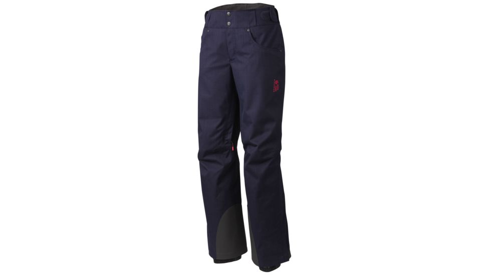Mountain Hardwear Snowburst Insulated Cargo Pant - Women's-Ebony Blue-Short Inseam-Small