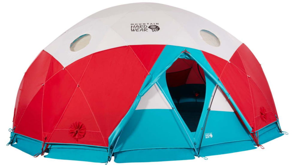 Mountain Hardwear Space Station Dome Tent - 8 Person, Alpine Red, 1854041675-NONE