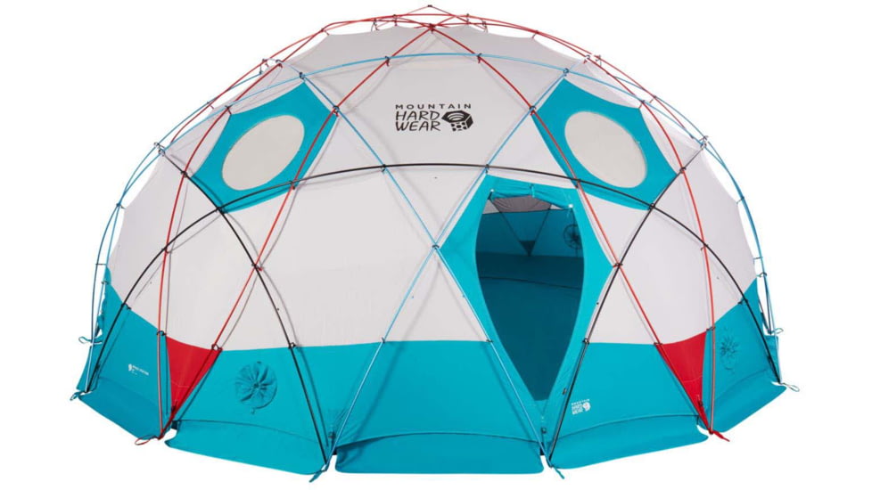 Mountain Hardwear Space Station Dome Tent - 8 Person, Alpine Red, 1854041675-NONE