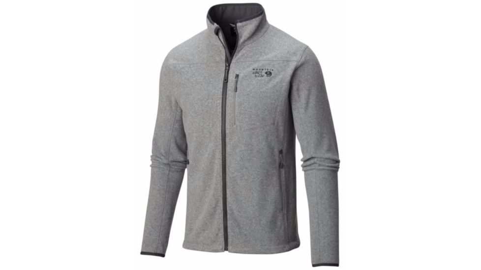 Mountain Hardwear Strecker Jacket - Men's-Heather Titanium-Small