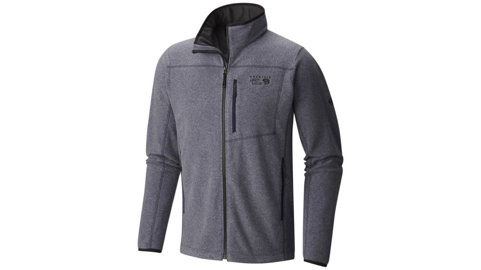 Mountain Hardwear Strecker Jacket - Men's-Heather Dark Midnight-Small