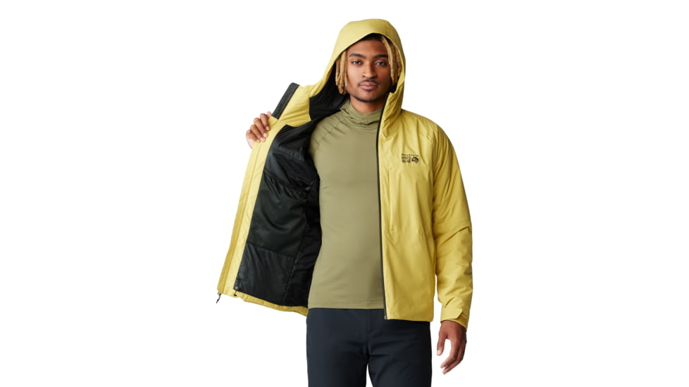 Mountain Hardwear Stretch Ozonic Insulated Jacket - Mens, Bright Olive, Large, 2092311351-L