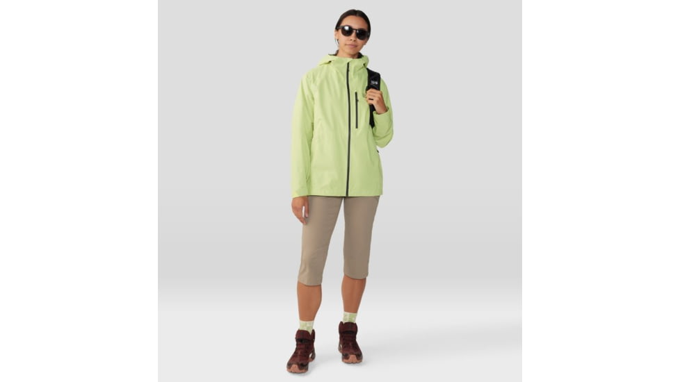 Mountain Hardwear Stretch Ozonic Jacket - Womens, Light Sun, Medium, 2093471383-M