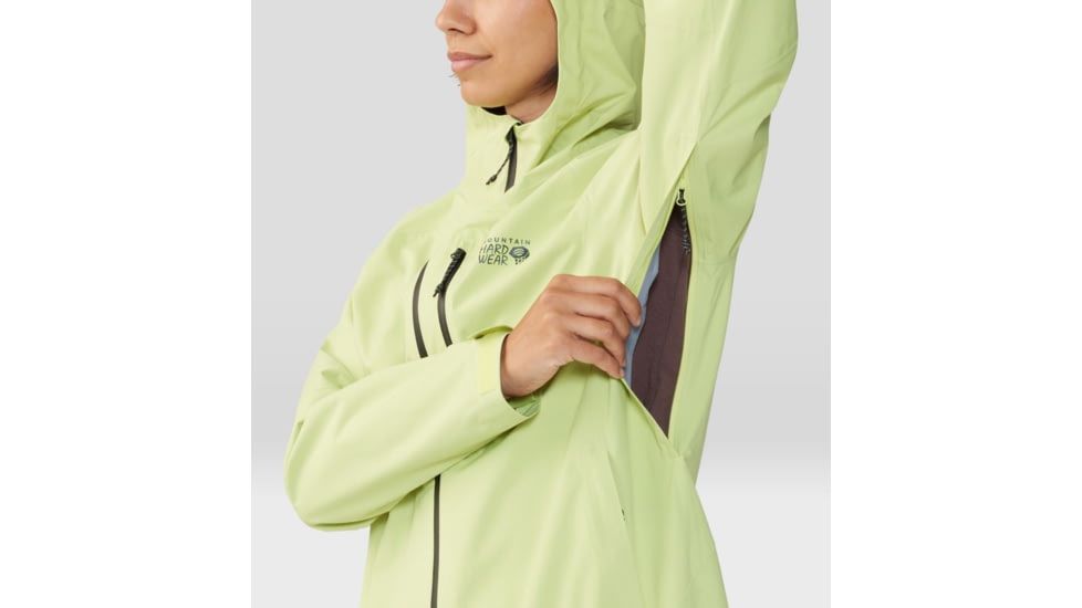 Mountain Hardwear Stretch Ozonic Jacket - Womens, Light Sun, Medium, 2093471383-M