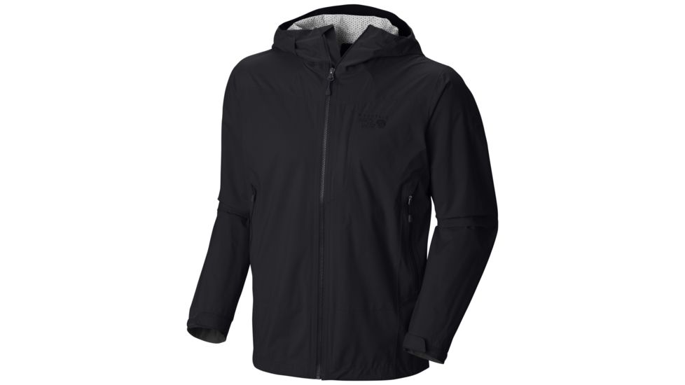 Mountain Hardwear Stretch Plasmic Jacket - Mens-Black-Small