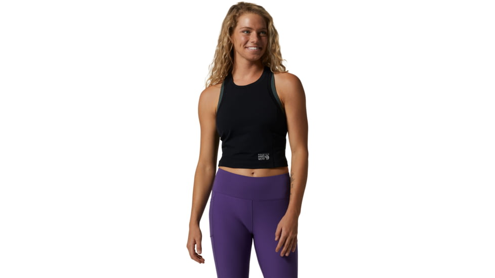 Mountain Hardwear Stretch Tanklette - Womens, Black, Medium, 1982631010-M