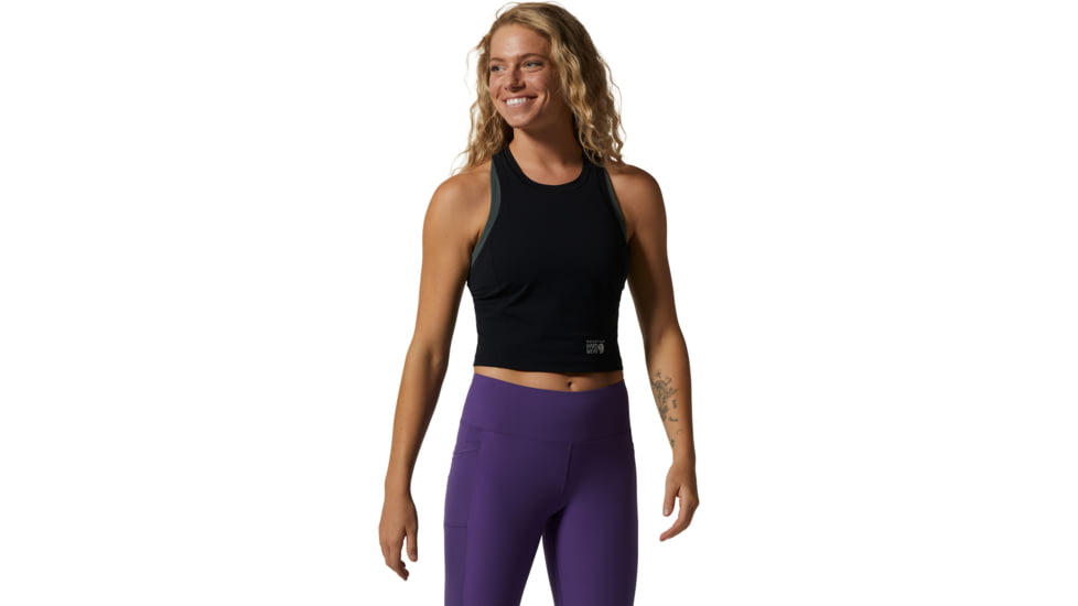 Mountain Hardwear Stretch Tanklette - Womens, Black, Medium, 1982631010-M