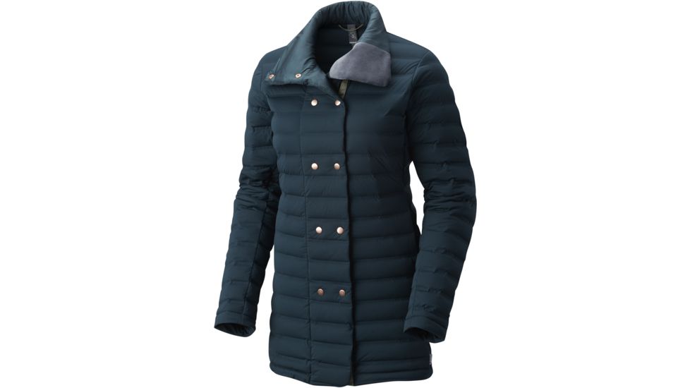 Mountain Hardwear StretchDown Coat - Women's-Blue Spruce-Medium