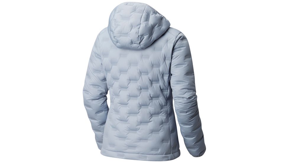 Mountain Hardwear StretchDown DS Hooded Jacket, Arctic Blue, M, 1732251449-M