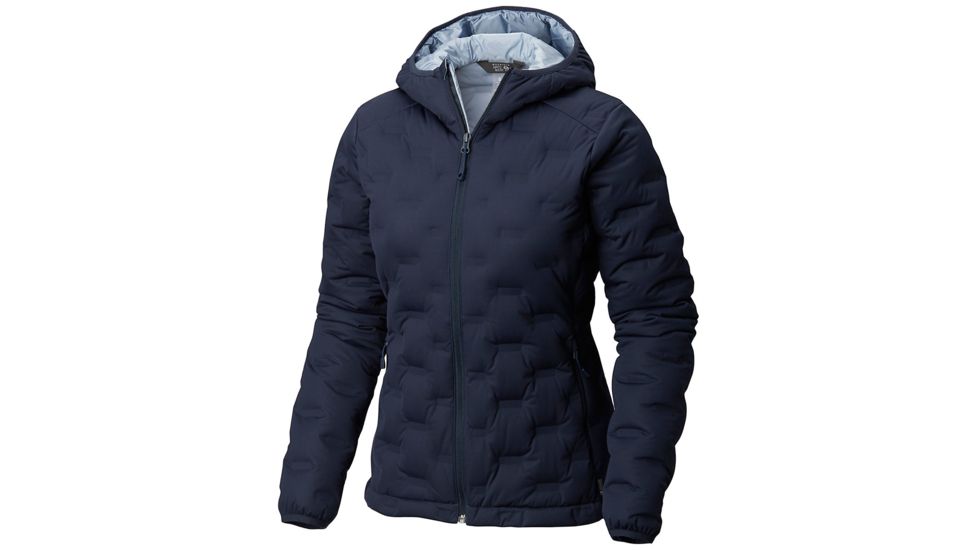 Mountain Hardwear StretchDown DS Hooded Jacket, Dark Zinc, XL, 1732251406-XL