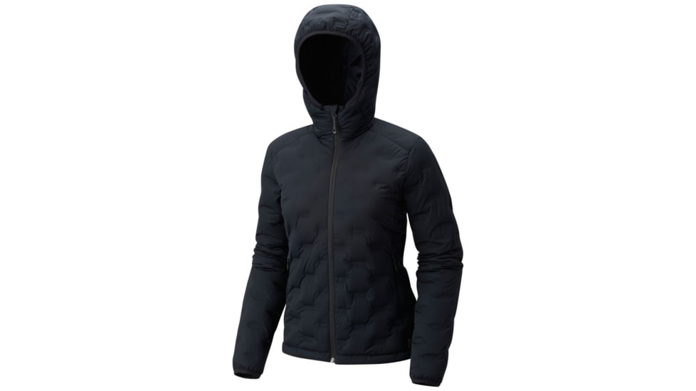 Mountain Hardwear StretchDown DS Hooded Jacket - Women's, Black, XL 1732251010-XL