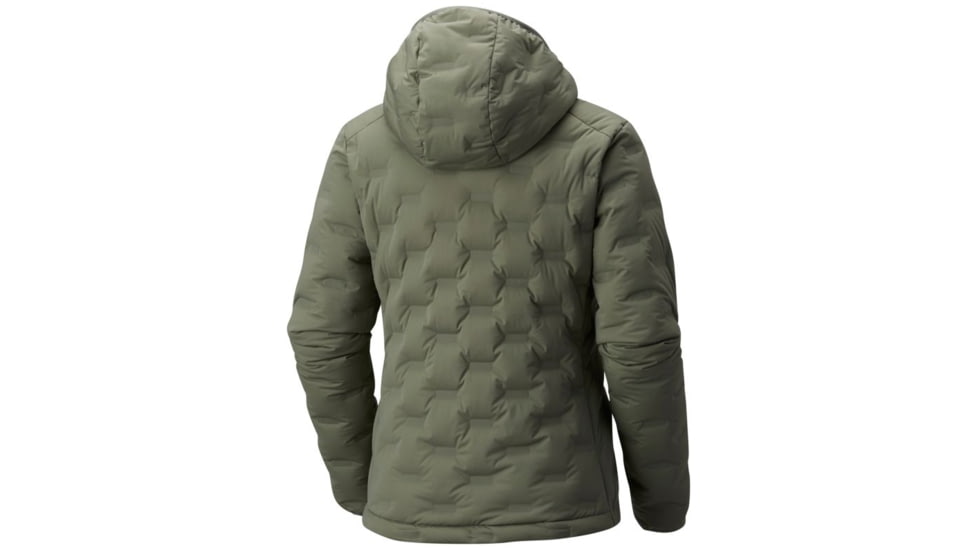 Mountain Hardwear StretchDown DS Hooded Jacket - Women's, Green Fade, XL 1732251393-XL
