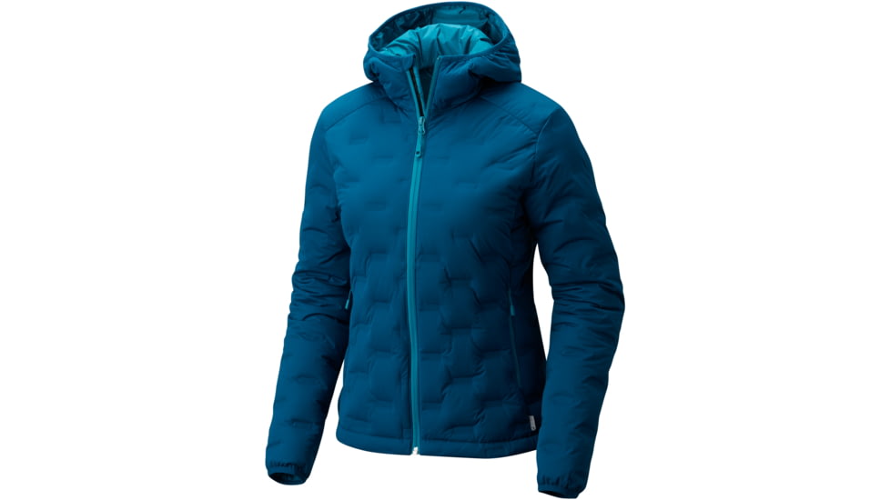 Mountain Hardwear StretchDown DS Hooded Jacket - Women's-Dark River-Medium