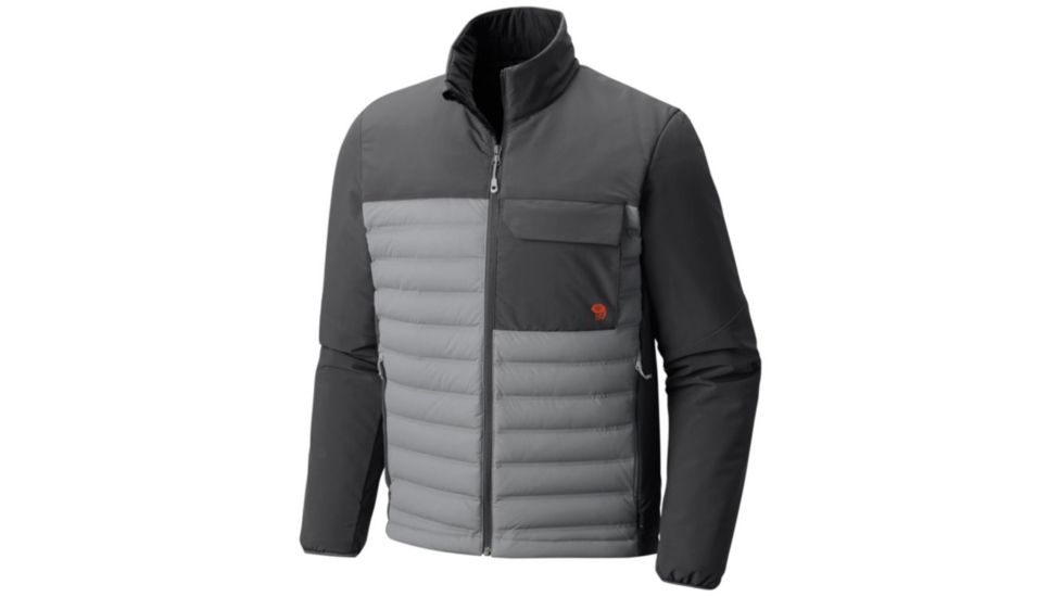 Mountain Hardwear StretchDown HD Jacket - Men's, Manta Grey, Shark, M 1732021073-M
