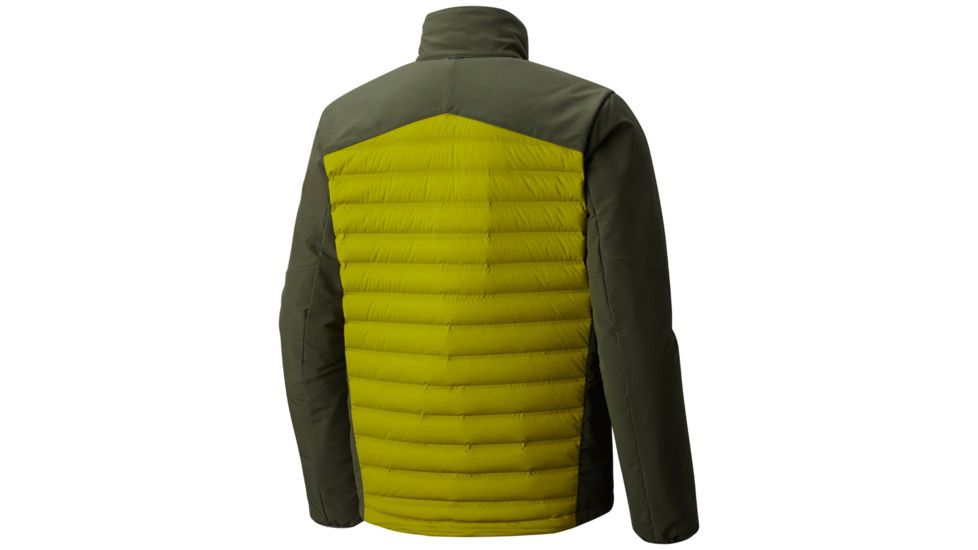 Mountain Hardwear StretchDown HD Jacket - Mens, Python Green, Surplus Green, Large OM0754390-L