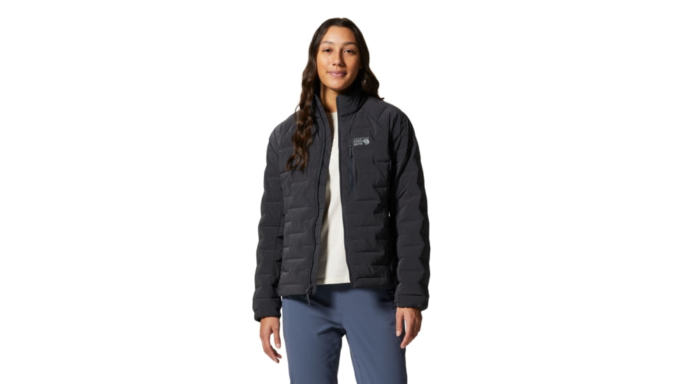 Mountain Hardwear Stretchdown Jacket - Womens, Dark Storm Heat, Large, 1943281004-D-L