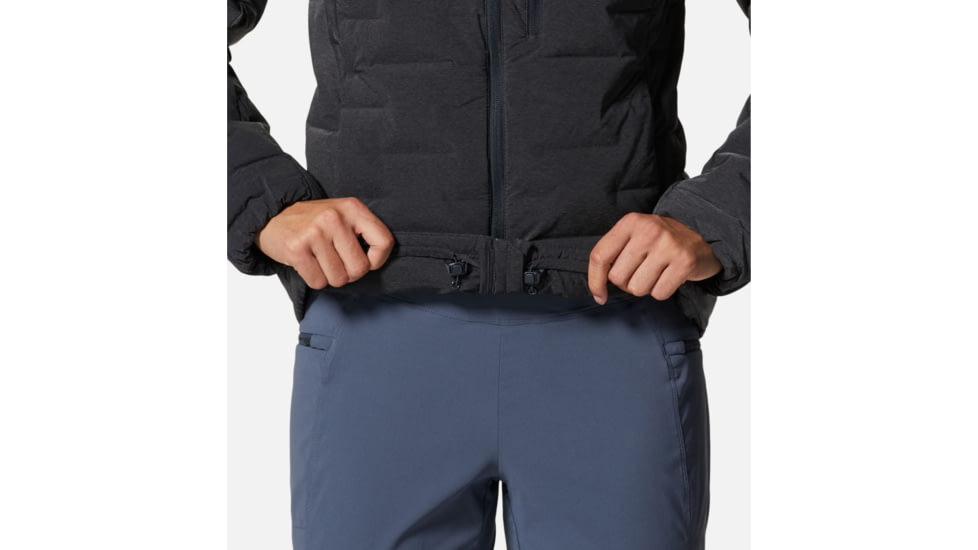 Mountain Hardwear StretchDown Jacket - Womens, Dark Storm Heather, Extra Large, 1943281004-XL