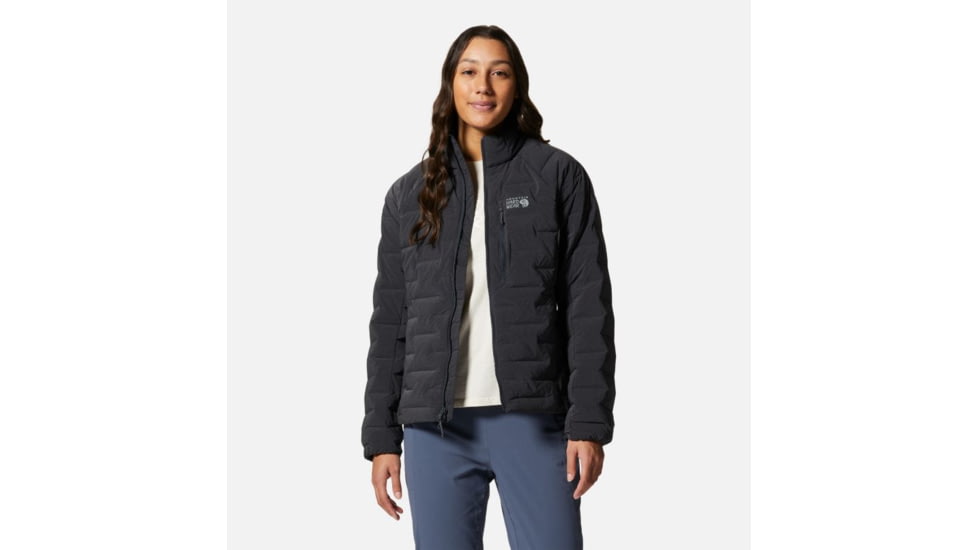 Mountain Hardwear StretchDown Jacket - Womens, Dark Storm Heather, Extra Large, 1943281004-XL