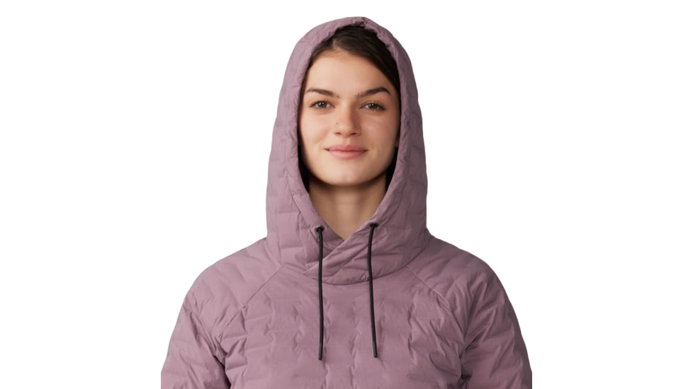Mountain Hardwear Stretchdown Light Pullover Hoody - Womens, Dark Daze, Small, 2058821534-S