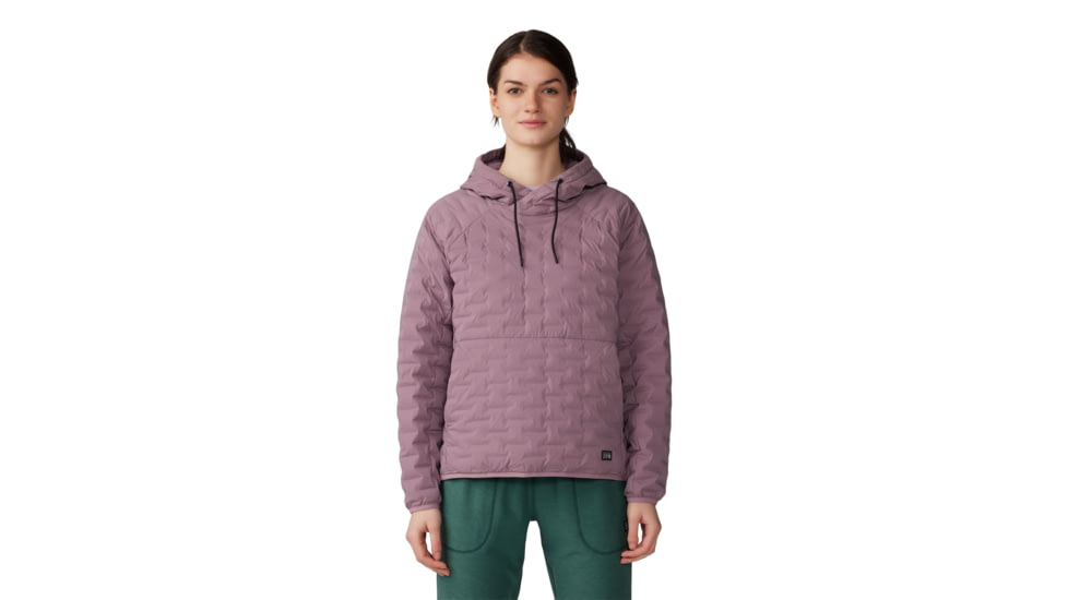 Mountain Hardwear Stretchdown Light Pullover Hoody - Womens, Dark Daze, Small, 2058821534-S