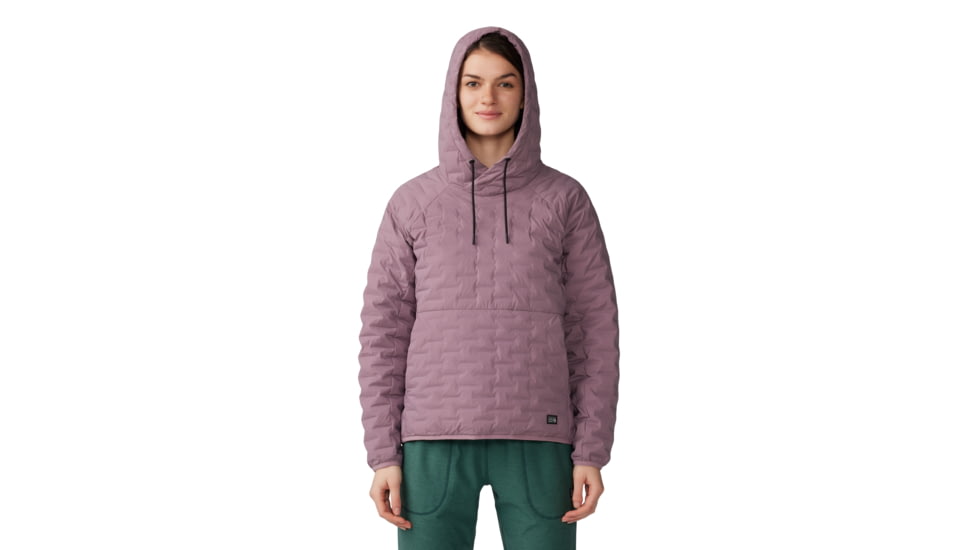 Mountain Hardwear Stretchdown Light Pullover Hoody - Womens, Dark Daze, Small, 2058821534-S