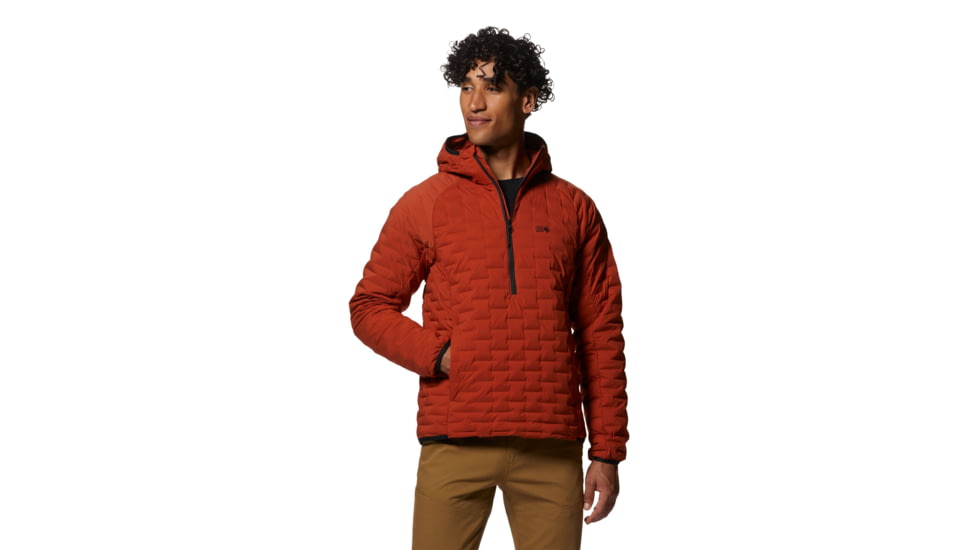 Mountain Hardwear Stretchdown Light Pullover - Mens, Dark Copper, Small, 1942971838-Dark Copper-S