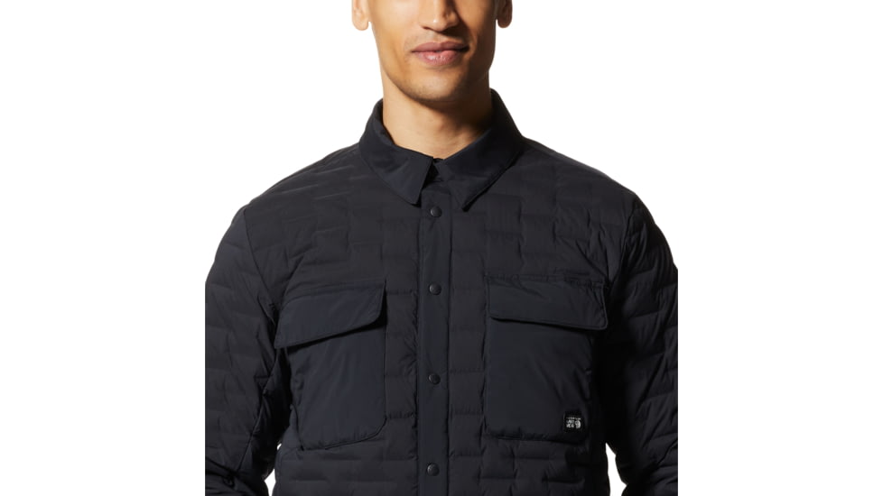 Mountain Hardwear Stretchdown Light Shacket - Mens, 010, M, 2003981-010-M