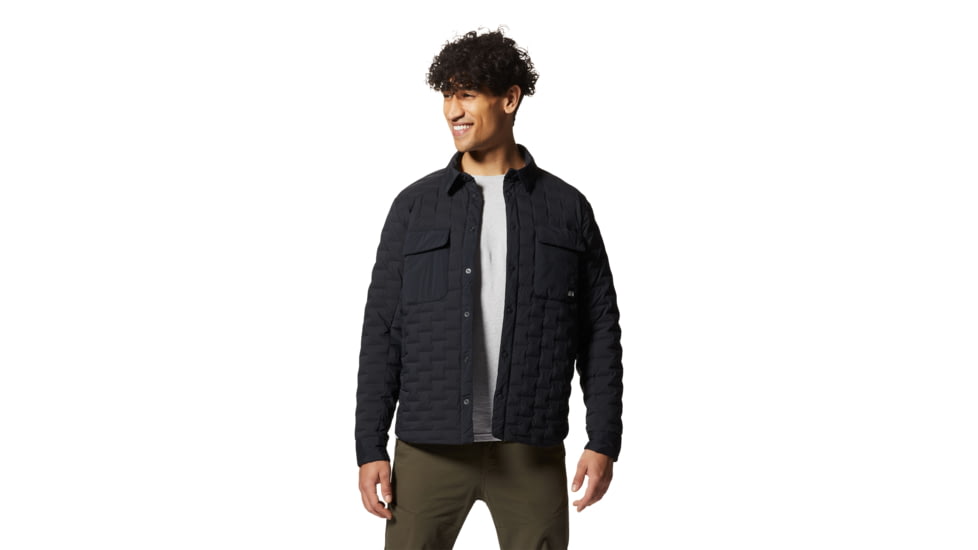 Mountain Hardwear Stretchdown Light Shacket - Mens, 010, M, 2003981-010-M