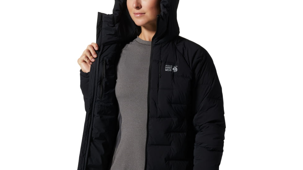 Mountain Hardwear Stretchdown Parka - Womens, Black, Large, 1943311010-Black-L