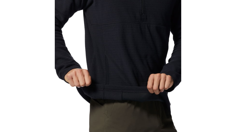 Mountain Hardwear Summit Grid Hoody - Men's, Black, XL, 2105711-010-XL