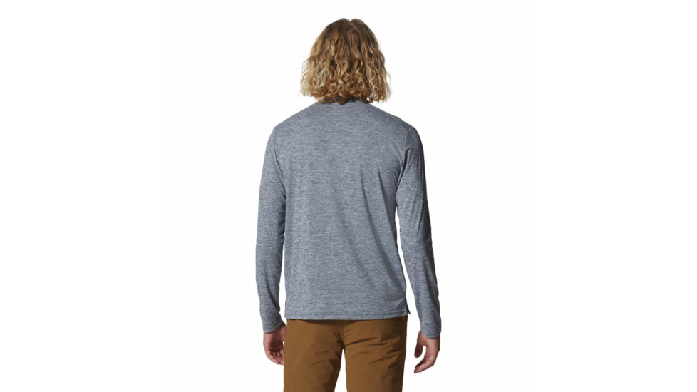 Mountain Hardwear Sunblocker Long Sleeve Top - Men's, Foil Grey Heather, XL, 2027871-056-XL